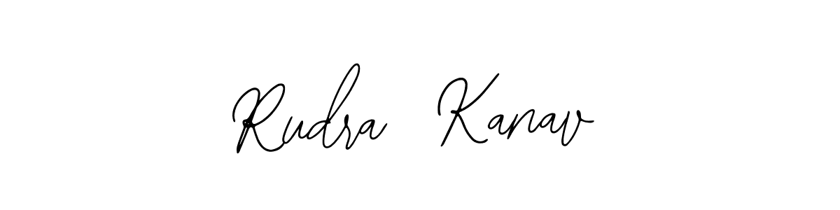 Create a beautiful signature design for name Rudra  Kanav. With this signature (Bearetta-2O07w) fonts, you can make a handwritten signature for free. Rudra  Kanav signature style 12 images and pictures png