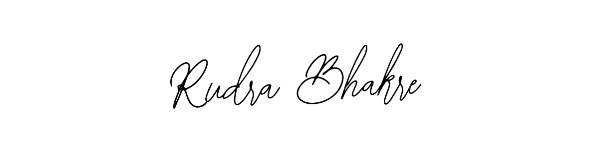 Create a beautiful signature design for name Rudra Bhakre. With this signature (Bearetta-2O07w) fonts, you can make a handwritten signature for free. Rudra Bhakre signature style 12 images and pictures png