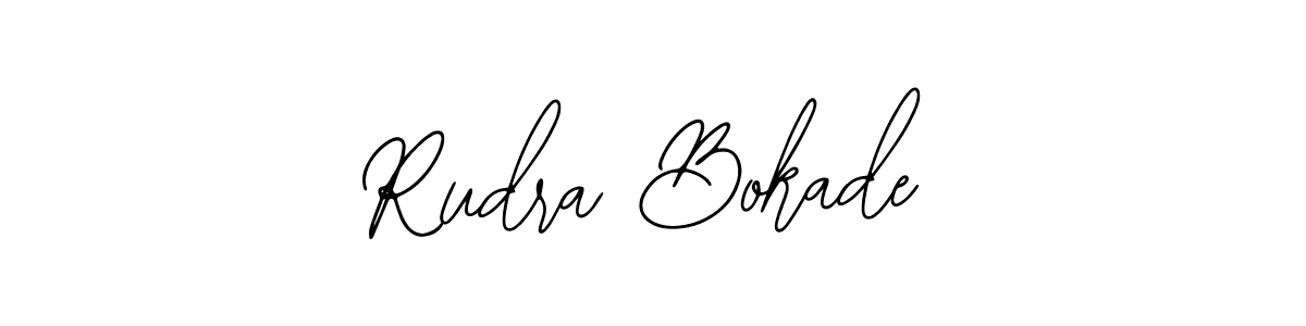 How to Draw Rudra Bokade signature style? Bearetta-2O07w is a latest design signature styles for name Rudra Bokade. Rudra Bokade signature style 12 images and pictures png