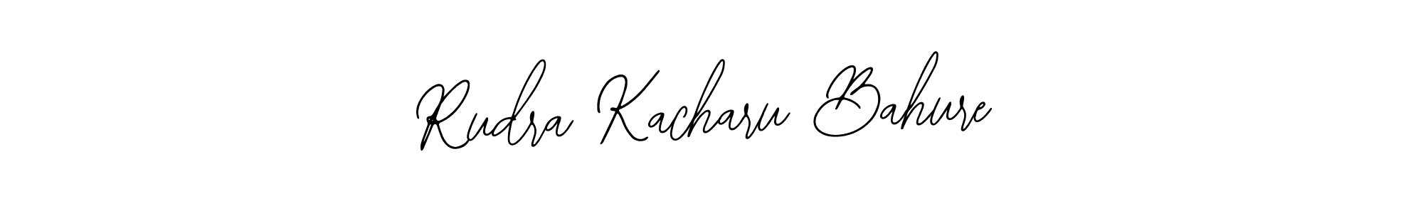 Similarly Bearetta-2O07w is the best handwritten signature design. Signature creator online .You can use it as an online autograph creator for name Rudra Kacharu Bahure. Rudra Kacharu Bahure signature style 12 images and pictures png