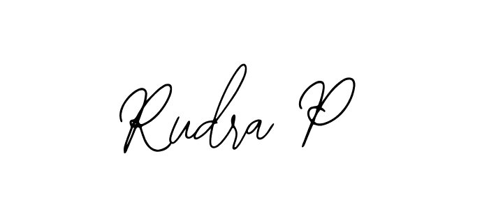 How to Draw Rudra P signature style? Bearetta-2O07w is a latest design signature styles for name Rudra P. Rudra P signature style 12 images and pictures png