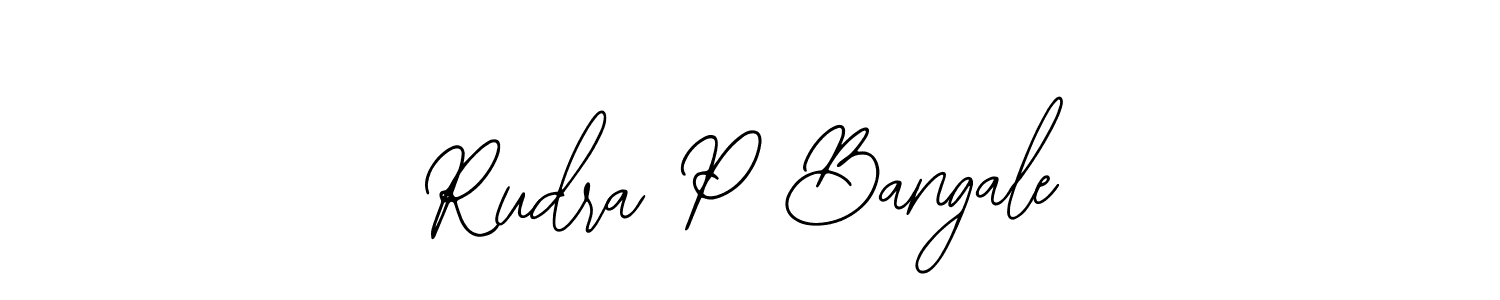 Similarly Bearetta-2O07w is the best handwritten signature design. Signature creator online .You can use it as an online autograph creator for name Rudra P Bangale. Rudra P Bangale signature style 12 images and pictures png