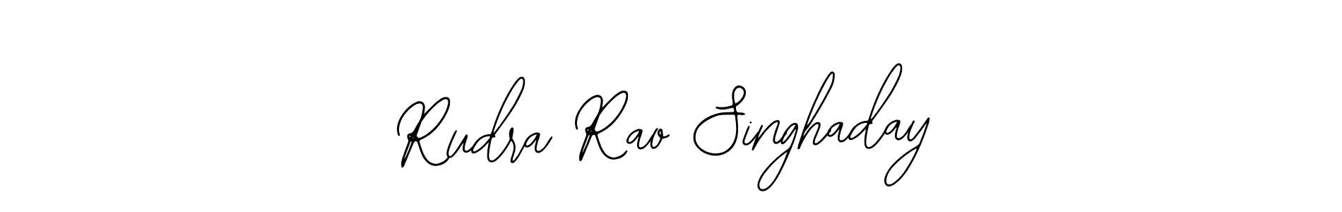 Also You can easily find your signature by using the search form. We will create Rudra Rao Singhaday name handwritten signature images for you free of cost using Bearetta-2O07w sign style. Rudra Rao Singhaday signature style 12 images and pictures png