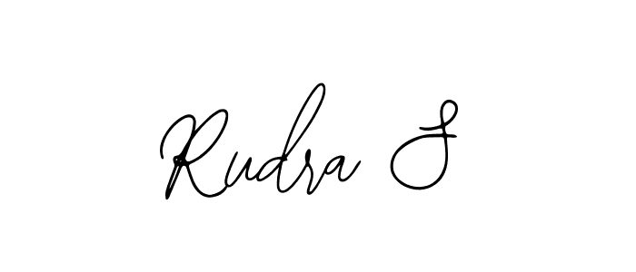 Make a beautiful signature design for name Rudra S. With this signature (Bearetta-2O07w) style, you can create a handwritten signature for free. Rudra S signature style 12 images and pictures png