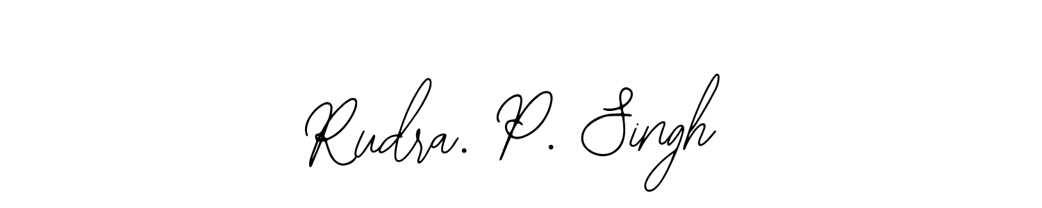 Design your own signature with our free online signature maker. With this signature software, you can create a handwritten (Bearetta-2O07w) signature for name Rudra. P. Singh. Rudra. P. Singh signature style 12 images and pictures png