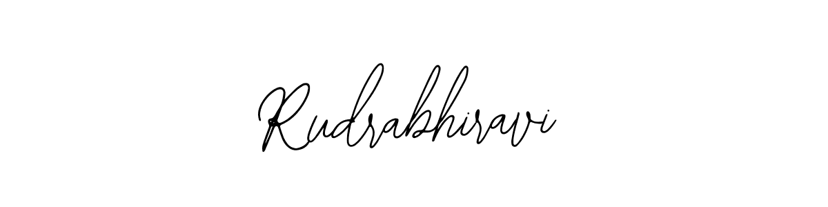 How to make Rudrabhiravi signature? Bearetta-2O07w is a professional autograph style. Create handwritten signature for Rudrabhiravi name. Rudrabhiravi signature style 12 images and pictures png