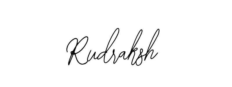 Make a beautiful signature design for name Rudraksh. With this signature (Bearetta-2O07w) style, you can create a handwritten signature for free. Rudraksh signature style 12 images and pictures png