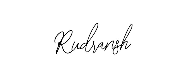 You should practise on your own different ways (Bearetta-2O07w) to write your name (Rudransh) in signature. don't let someone else do it for you. Rudransh signature style 12 images and pictures png