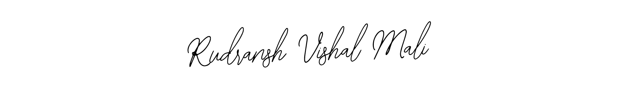 Create a beautiful signature design for name Rudransh Vishal Mali. With this signature (Bearetta-2O07w) fonts, you can make a handwritten signature for free. Rudransh Vishal Mali signature style 12 images and pictures png