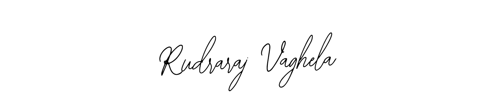 You should practise on your own different ways (Bearetta-2O07w) to write your name (Rudraraj Vaghela) in signature. don't let someone else do it for you. Rudraraj Vaghela signature style 12 images and pictures png