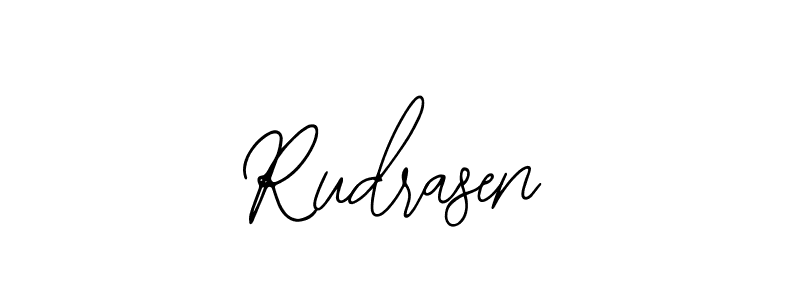 How to make Rudrasen name signature. Use Bearetta-2O07w style for creating short signs online. This is the latest handwritten sign. Rudrasen signature style 12 images and pictures png