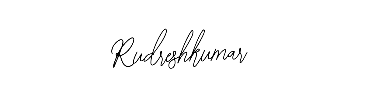 How to make Rudreshkumar name signature. Use Bearetta-2O07w style for creating short signs online. This is the latest handwritten sign. Rudreshkumar signature style 12 images and pictures png