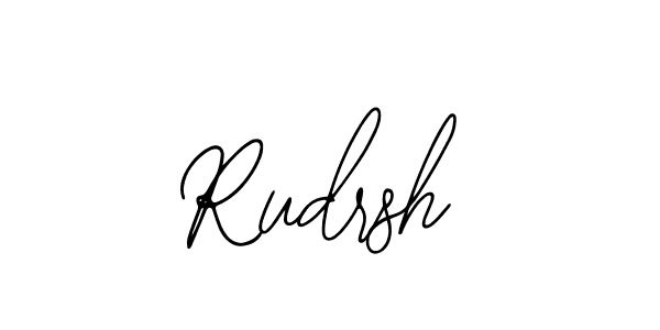 You should practise on your own different ways (Bearetta-2O07w) to write your name (Rudrsh) in signature. don't let someone else do it for you. Rudrsh signature style 12 images and pictures png