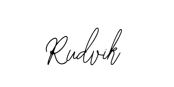 Design your own signature with our free online signature maker. With this signature software, you can create a handwritten (Bearetta-2O07w) signature for name Rudvik. Rudvik signature style 12 images and pictures png