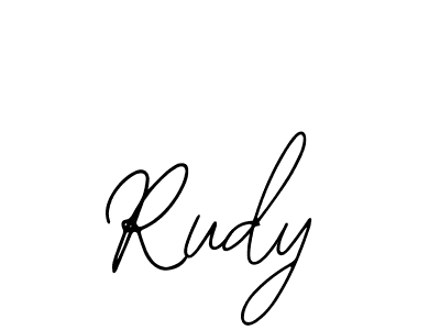Use a signature maker to create a handwritten signature online. With this signature software, you can design (Bearetta-2O07w) your own signature for name Rudy. Rudy signature style 12 images and pictures png