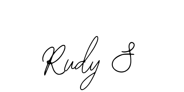 Also You can easily find your signature by using the search form. We will create Rudy S name handwritten signature images for you free of cost using Bearetta-2O07w sign style. Rudy S signature style 12 images and pictures png