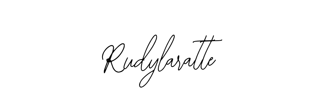 How to make Rudylaratte name signature. Use Bearetta-2O07w style for creating short signs online. This is the latest handwritten sign. Rudylaratte signature style 12 images and pictures png