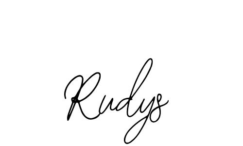 Bearetta-2O07w is a professional signature style that is perfect for those who want to add a touch of class to their signature. It is also a great choice for those who want to make their signature more unique. Get Rudys name to fancy signature for free. Rudys signature style 12 images and pictures png