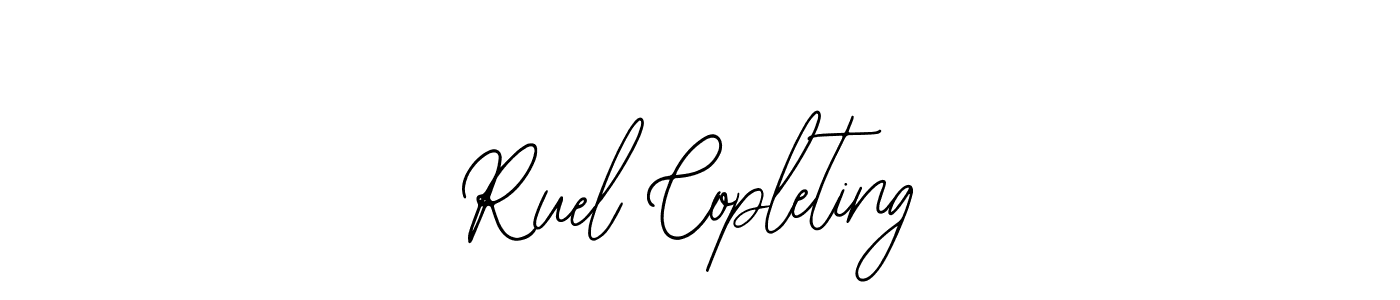 This is the best signature style for the Ruel Copleting name. Also you like these signature font (Bearetta-2O07w). Mix name signature. Ruel Copleting signature style 12 images and pictures png