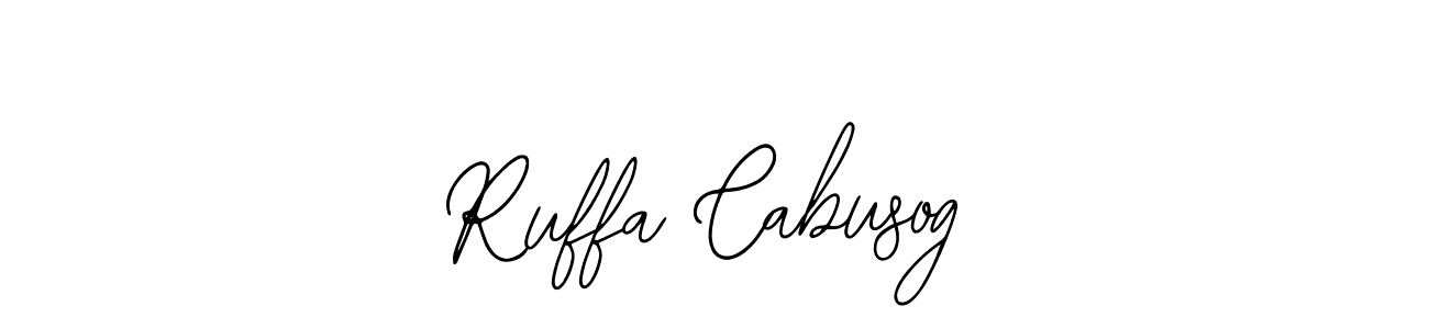 The best way (Bearetta-2O07w) to make a short signature is to pick only two or three words in your name. The name Ruffa Cabusog include a total of six letters. For converting this name. Ruffa Cabusog signature style 12 images and pictures png