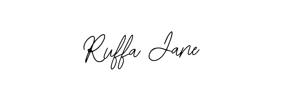 Use a signature maker to create a handwritten signature online. With this signature software, you can design (Bearetta-2O07w) your own signature for name Ruffa Jane. Ruffa Jane signature style 12 images and pictures png
