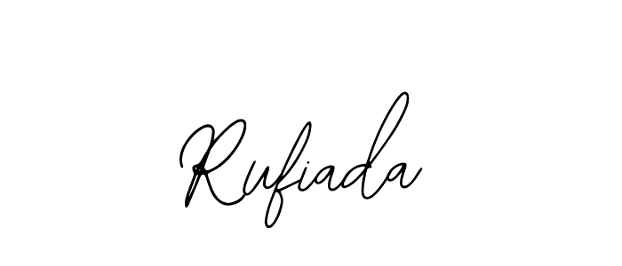Use a signature maker to create a handwritten signature online. With this signature software, you can design (Bearetta-2O07w) your own signature for name Rufiada. Rufiada signature style 12 images and pictures png
