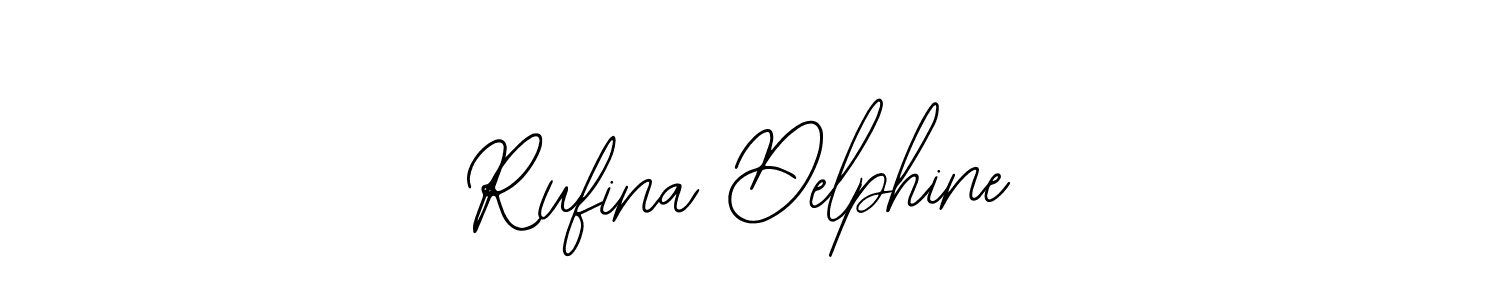 Best and Professional Signature Style for Rufina Delphine. Bearetta-2O07w Best Signature Style Collection. Rufina Delphine signature style 12 images and pictures png