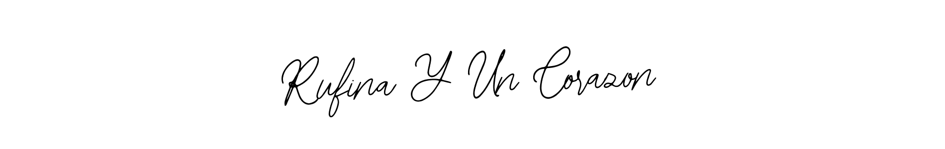 Make a beautiful signature design for name Rufina Y Un Corazon. With this signature (Bearetta-2O07w) style, you can create a handwritten signature for free. Rufina Y Un Corazon signature style 12 images and pictures png