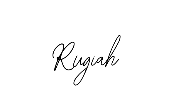 It looks lik you need a new signature style for name Rugiah. Design unique handwritten (Bearetta-2O07w) signature with our free signature maker in just a few clicks. Rugiah signature style 12 images and pictures png