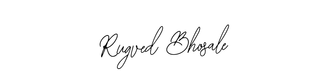 Use a signature maker to create a handwritten signature online. With this signature software, you can design (Bearetta-2O07w) your own signature for name Rugved Bhosale. Rugved Bhosale signature style 12 images and pictures png