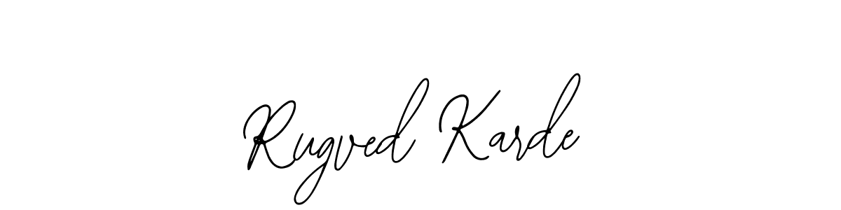 Make a beautiful signature design for name Rugved Karde. Use this online signature maker to create a handwritten signature for free. Rugved Karde signature style 12 images and pictures png