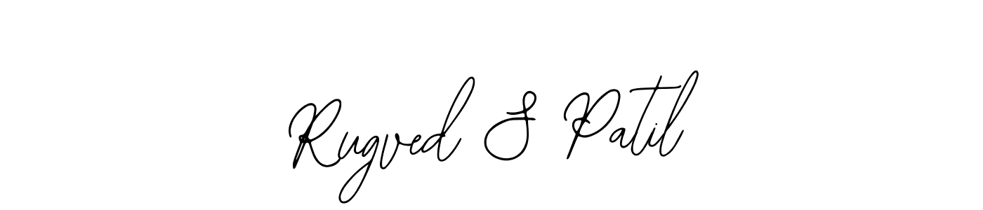 Use a signature maker to create a handwritten signature online. With this signature software, you can design (Bearetta-2O07w) your own signature for name Rugved S Patil. Rugved S Patil signature style 12 images and pictures png