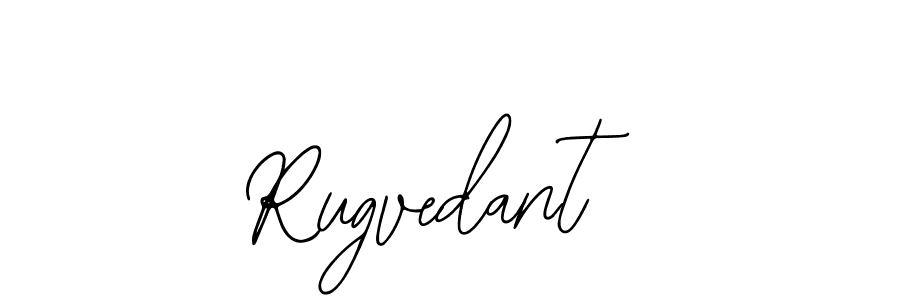 The best way (Bearetta-2O07w) to make a short signature is to pick only two or three words in your name. The name Rugvedant include a total of six letters. For converting this name. Rugvedant signature style 12 images and pictures png