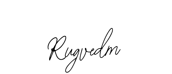 if you are searching for the best signature style for your name Rugvedm. so please give up your signature search. here we have designed multiple signature styles  using Bearetta-2O07w. Rugvedm signature style 12 images and pictures png