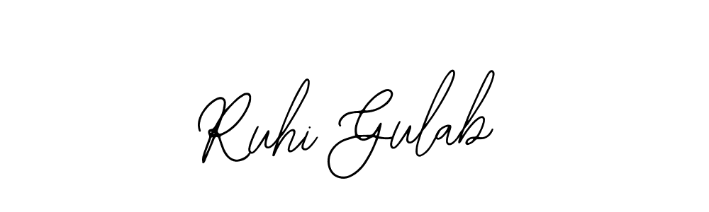 Best and Professional Signature Style for Ruhi Gulab. Bearetta-2O07w Best Signature Style Collection. Ruhi Gulab signature style 12 images and pictures png