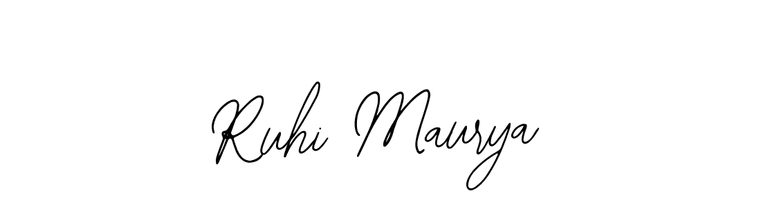 Also we have Ruhi Maurya name is the best signature style. Create professional handwritten signature collection using Bearetta-2O07w autograph style. Ruhi Maurya signature style 12 images and pictures png