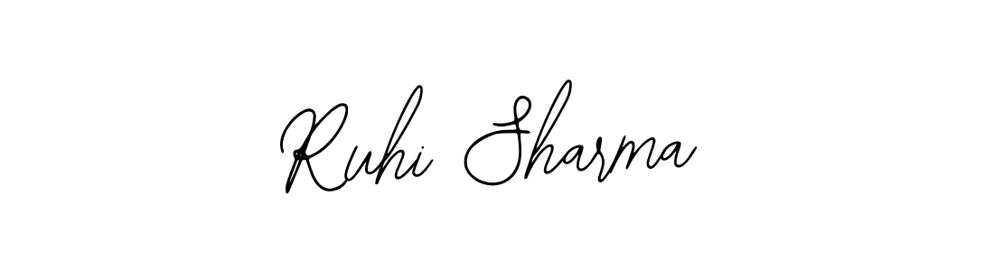How to make Ruhi Sharma signature? Bearetta-2O07w is a professional autograph style. Create handwritten signature for Ruhi Sharma name. Ruhi Sharma signature style 12 images and pictures png