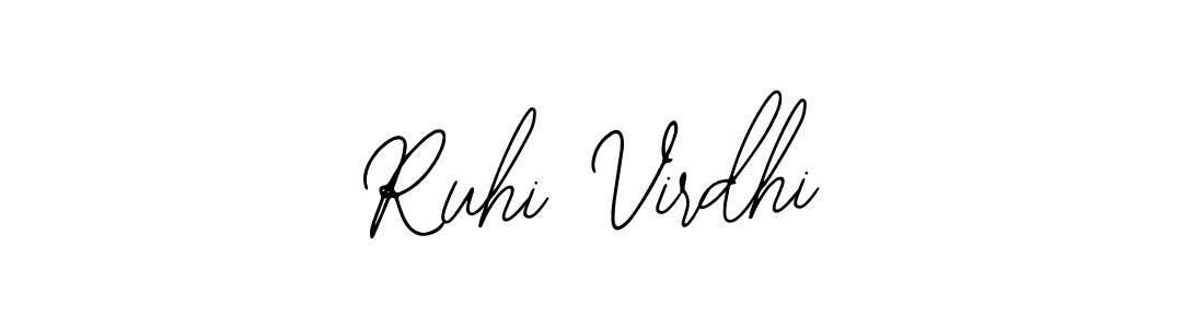 Design your own signature with our free online signature maker. With this signature software, you can create a handwritten (Bearetta-2O07w) signature for name Ruhi Virdhi. Ruhi Virdhi signature style 12 images and pictures png