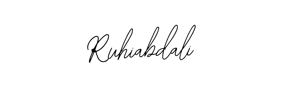 This is the best signature style for the Ruhiabdali name. Also you like these signature font (Bearetta-2O07w). Mix name signature. Ruhiabdali signature style 12 images and pictures png