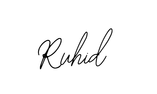 Make a beautiful signature design for name Ruhid. Use this online signature maker to create a handwritten signature for free. Ruhid signature style 12 images and pictures png