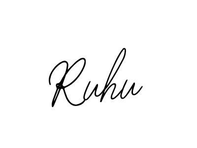 How to make Ruhu signature? Bearetta-2O07w is a professional autograph style. Create handwritten signature for Ruhu name. Ruhu signature style 12 images and pictures png