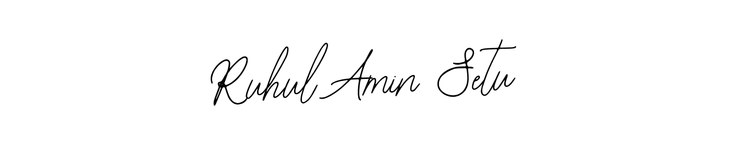 It looks lik you need a new signature style for name Ruhul Amin Setu. Design unique handwritten (Bearetta-2O07w) signature with our free signature maker in just a few clicks. Ruhul Amin Setu signature style 12 images and pictures png