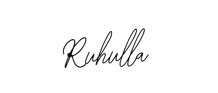 Similarly Bearetta-2O07w is the best handwritten signature design. Signature creator online .You can use it as an online autograph creator for name Ruhulla. Ruhulla signature style 12 images and pictures png