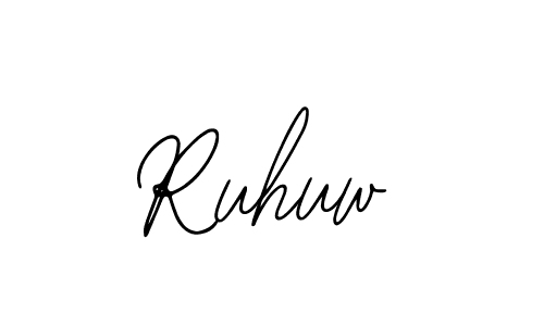 How to make Ruhuw signature? Bearetta-2O07w is a professional autograph style. Create handwritten signature for Ruhuw name. Ruhuw signature style 12 images and pictures png