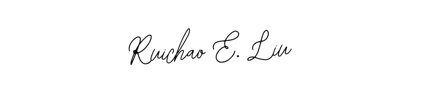 Similarly Bearetta-2O07w is the best handwritten signature design. Signature creator online .You can use it as an online autograph creator for name Ruichao E. Liu. Ruichao E. Liu signature style 12 images and pictures png