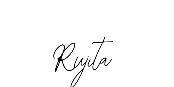 How to make Rujita name signature. Use Bearetta-2O07w style for creating short signs online. This is the latest handwritten sign. Rujita signature style 12 images and pictures png