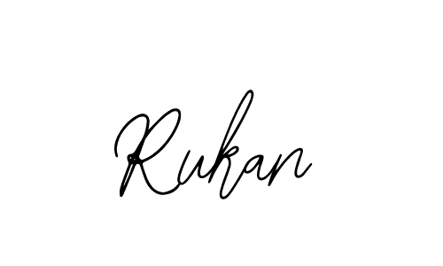 You should practise on your own different ways (Bearetta-2O07w) to write your name (Rukan) in signature. don't let someone else do it for you. Rukan signature style 12 images and pictures png