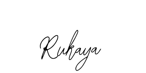 You should practise on your own different ways (Bearetta-2O07w) to write your name (Rukaya) in signature. don't let someone else do it for you. Rukaya signature style 12 images and pictures png