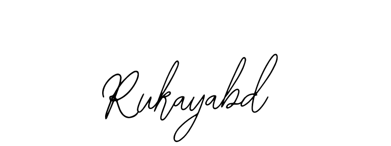 Make a beautiful signature design for name Rukayabd. With this signature (Bearetta-2O07w) style, you can create a handwritten signature for free. Rukayabd signature style 12 images and pictures png