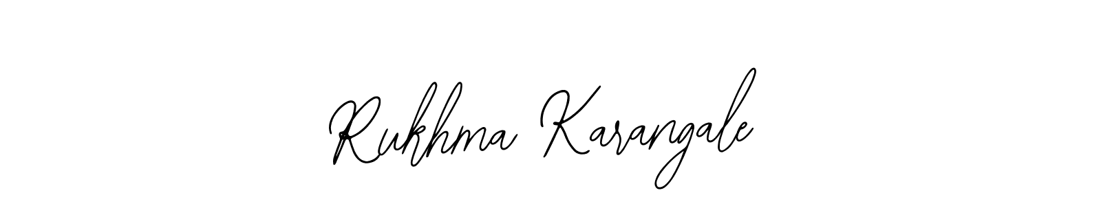 Make a beautiful signature design for name Rukhma Karangale. Use this online signature maker to create a handwritten signature for free. Rukhma Karangale signature style 12 images and pictures png